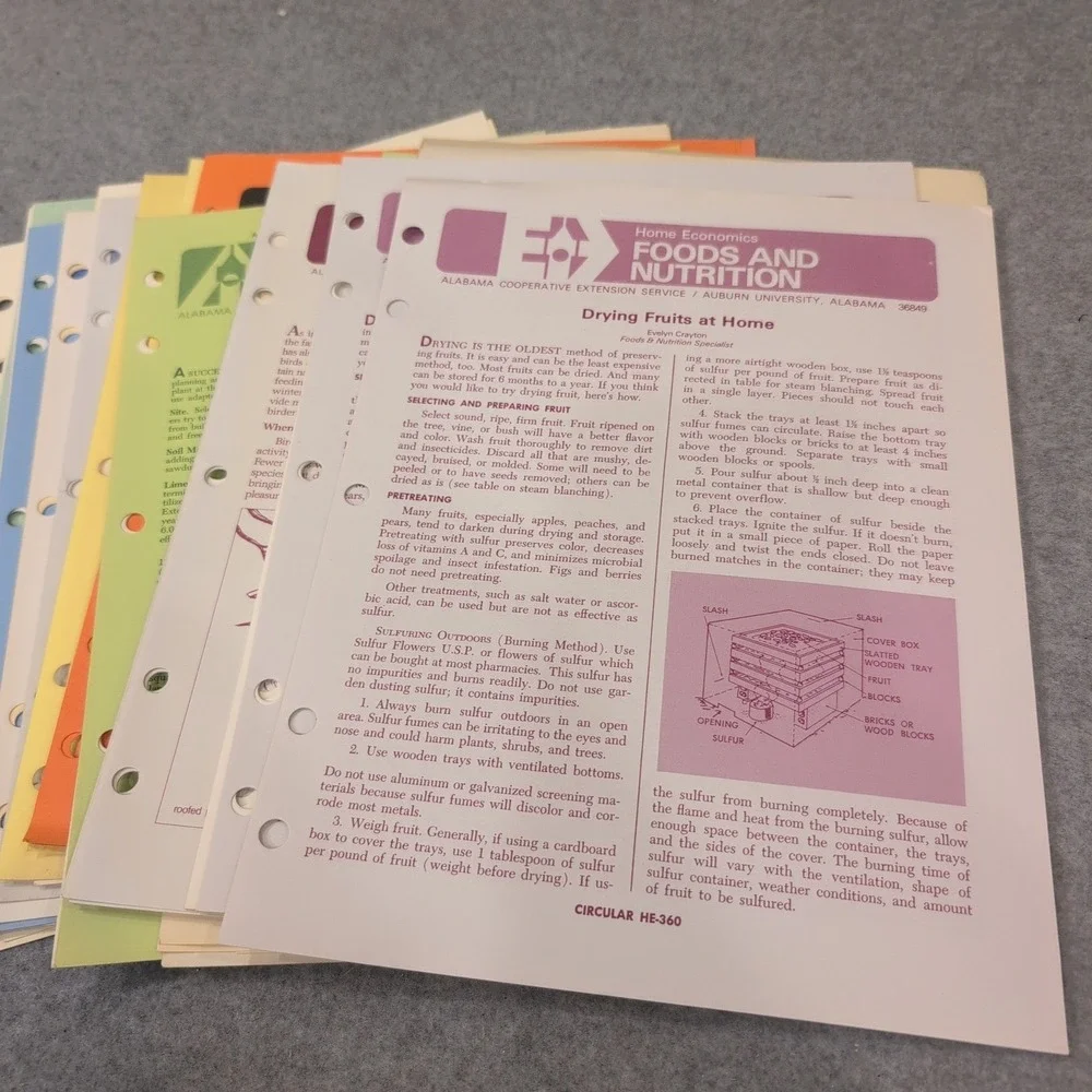 Vintage Alabama Cooperative Extension Service Auburn University Circulars Lot - Picture 5 of 8